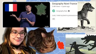 Apprendre un peu de géographie française - Geography Now! France Reaction (EN / FR)