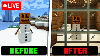 CAPTURING MORE MOBS FOR THE MOB MUSEUM (fun mobs today) - Minecraft Bedrock Live 🔴