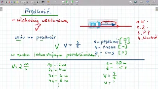 Prędkość w ruchu jednostajnym prostoliniowym