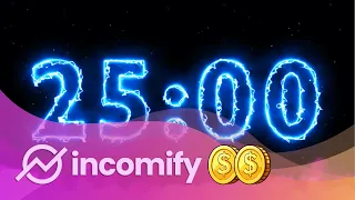 Electric Timer ⚡ 25 Minute Countdown | Visit INCOMIFY