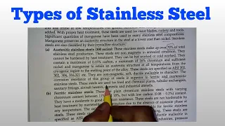 Types of Stainless Steel