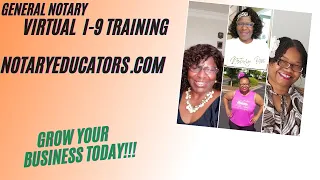 General Notary: I - 9 Training. Learn how to complete I-9 forms and grow your business.