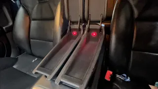 2007 Audi A8L D3 center console armrest removal and courtesy light repair