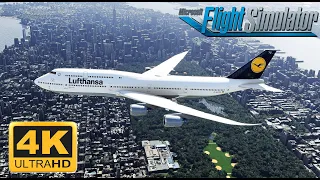 Microsoft Flight Simulator 2020 ► 4K ULTRA GRAPHICS ► Full Flight ► 747-8 ► Frankfurt - New York