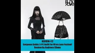 3PC Gothic Outfit For M’era Luna Festival - Punk Rave Australia Video Review by Andreea