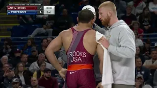 Aaron Brooks vs Alex Dieringer - 86kg semifinal - Olympic Wrestling Trials 2024