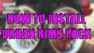 How to Install Urban Rim Pack. GTA5.