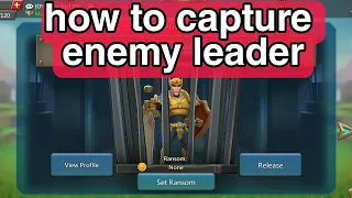 How to capture enemy leader in lords mobile in hindi