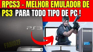 MELHOR EMULADOR DE PLAYSTATION 3 PARA PC EM 2024 | INSTALAÇÃO E CONFIGURAÇÃO COMPLETA