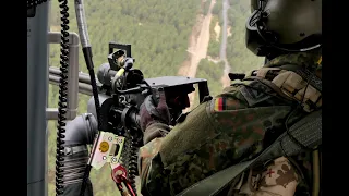 MG6 M134 Gatling for special forces on H145M helicopter