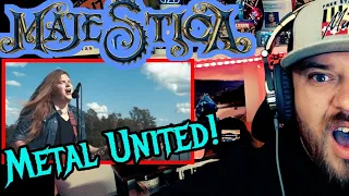 MAJESTICA - Metal United OFFICIAL MUSIC VIDEO | REACTION!