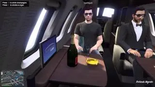 GTA 5 ONLINE - NEW Gold 10 Million Dollar Jet DLC (Luxor Deluxe) THE ILL GOTTEN GAINS UPDATE PART 1