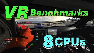 iRacing VR with 8 CPUs