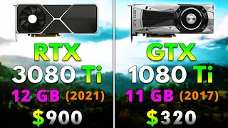 RTX 3080 Ti 12GB vs GTX 1080 Ti 11GB (4 Years Difference) | PC Gameplay Tested