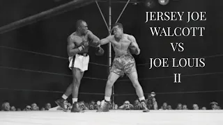Joe Louis Vs Jersey Joe Walcott II 💥#boxing
