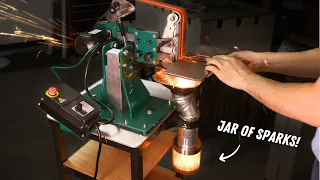 Transforming a Cheap Belt Grinder into a Quality Grinder - Grizzly 2x42 Knife Making Grinder