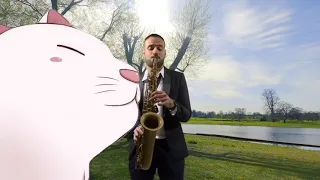 Ievan Polkka Sax Cover - Meme cat vibing