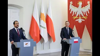 Spotkanie Prezydenta RP i Prezydenta Cypru z mediami