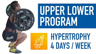 Upper Lower Split Workout Program | Boostcamp App Version (4 Days/Wk)