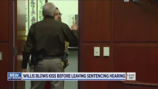 Willis blows kiss, leaves court before Bletsch murder sentence