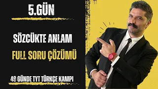 49 Günde TYT Türkçe Kampı / 5.GÜN / RÜŞTÜ HOCA