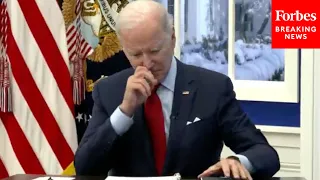 JUST IN: Biden Ignores Reporters' Questions After Speaking About Omicron