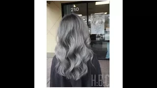 Redken grey tone with shadow root