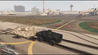 GTA 5 Durability Test (Rhino Tank vs. HVY APC)