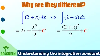 Importance of integration constant CU-CET/IIT-JAM/CSIR-NET/GATE/NBHM/TIFR  @Prof.SamKu_