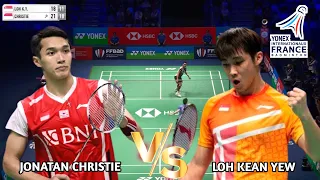 Jonatan Christie vs Loh Kean Yew | FRENCH OPEN 2023