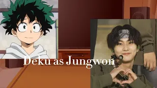 MHA react to Deku as Jungwon