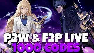 [Solo Leveing Arise] - 1000 CODES FOR 1K ESSENCE STONE! LAST BATCH! TELLING MY REAL LIFE STORY