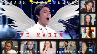 FEMALE REACTIONS OF DIMASH QUDAIBERGEN |''AVE MARIA''| Hовая Волна| REACTIONS COMPILATION PART II