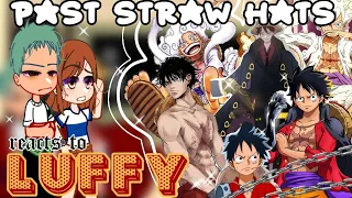 One Piece Past Straw Hats react to Luffy || Future