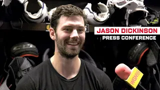 Jason Dickinson speaks on Day 5 of Training Camp | Chicago Blackhawks