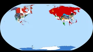 Flag Map of the World Future 2020 - 2500