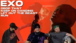 EXO - Drop That, Keep On Dancing, Let Out The Beast, Run REACTION