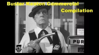 Buster Keaton Compilation Of Hilarious Commercials Alka Seltzer, Shamrock Oil, And More!