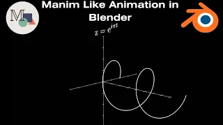 Math Motion Graphics in Blender | Manim Like Animation in Blender (No Coding)