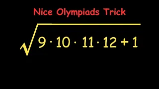 A Nice Olympiads Trick | No Calculator Allowed