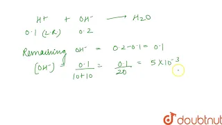 What is the pH of a solution in which `10.0` mL of `0.010` M Sr(OH)_(2) is added to `10.0`