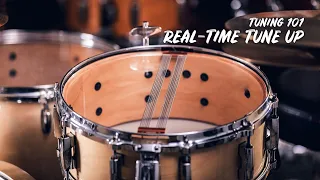 Real-Time Snare Side & Snare Wire Tuning | Snare Drum Tuning 101