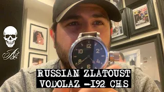 Russian Zlatoust Vodolaz- 192CHS 60mm Arnold Schwarzenegger Watch