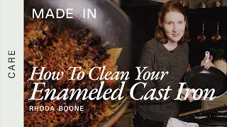 How To Clean Enameled Cast Iron Skillet | Made In Cookware