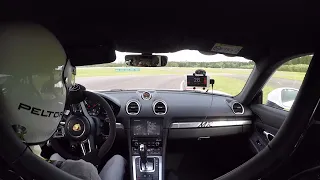 PORSCHE CAYMAN 718 2.0 MR @GELLERÅSEN ARENA HOT LAP