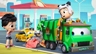 Garbage Truck Fight | Kids Learn to Count |  Pat A Cake | Learn Shape #appMink Kids Song & Nursery