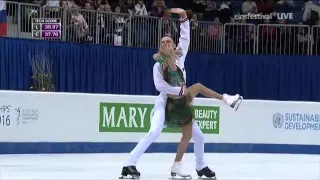 2016 Euros   Pairs SP   Tatiana Volosozhar & Maxim Trankov   Nagada Sang Dhol