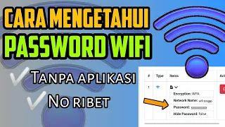 Cara mengetahui password wifi di HP Android || Tanpa aplikasi tambahan dan 100% Berhasil