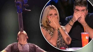 Ryan Stock MOST DANGEROUS ACT EVER | Judge Cuts 3 | America's Got Talent 2016 | Ep. 10