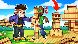 MINECRAFT pero TODO LO QUE TOCO SE CONVIERTE EN PAN 😍🍞 HARDY y TROLERO